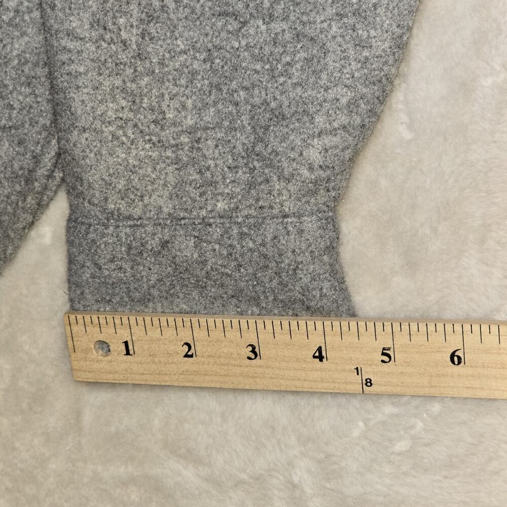 H&M Gray Button Up Overshirt Shacket Jacket Men’s Small Relaxed Fit Long Sleeve - Picture 13 of 13